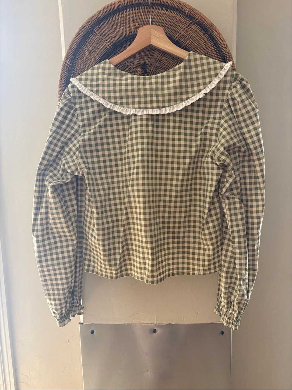Motel Rocks Gingham Collared Top - Picture 5 of 5